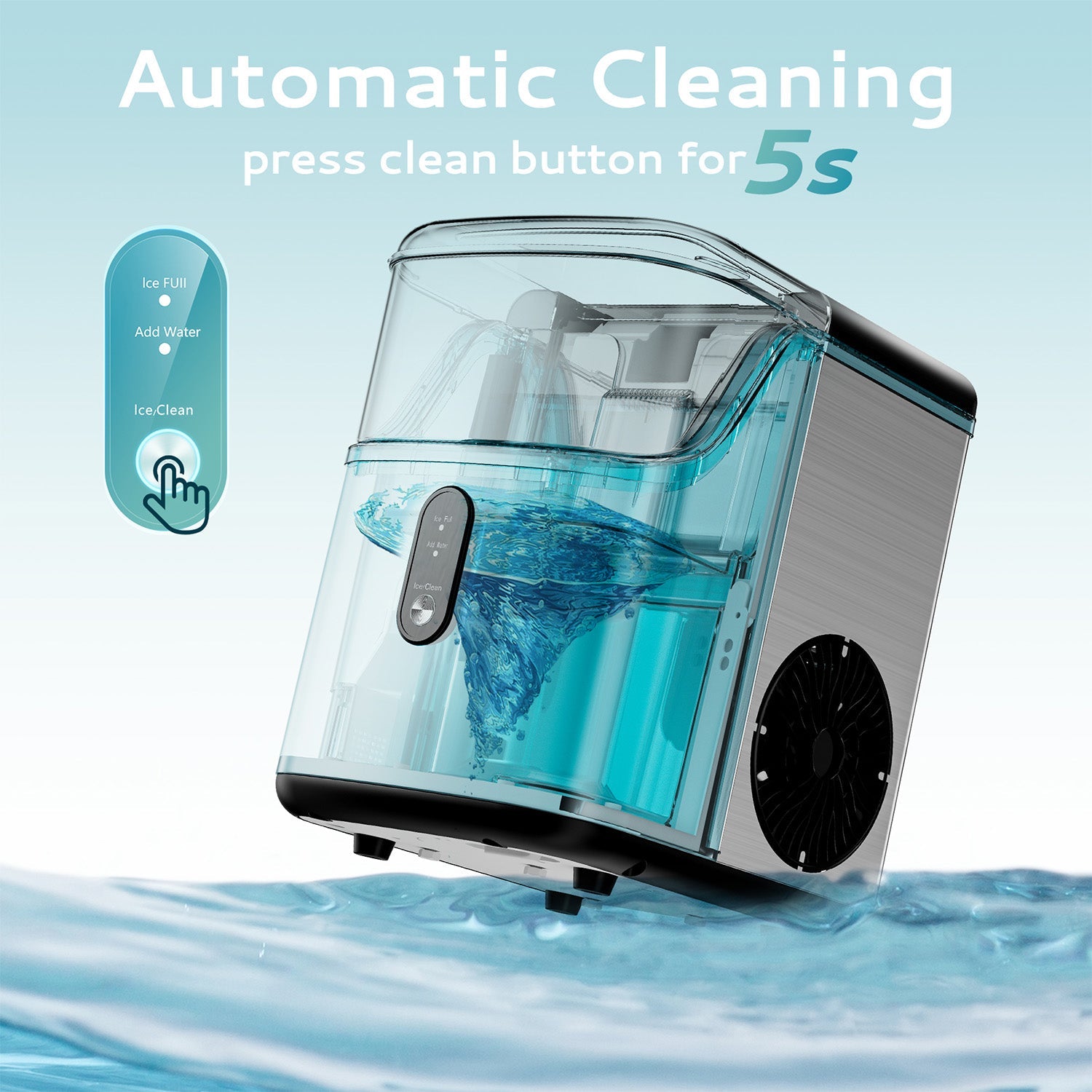 Nugget Ice Maker Pearl L1 by Mecila