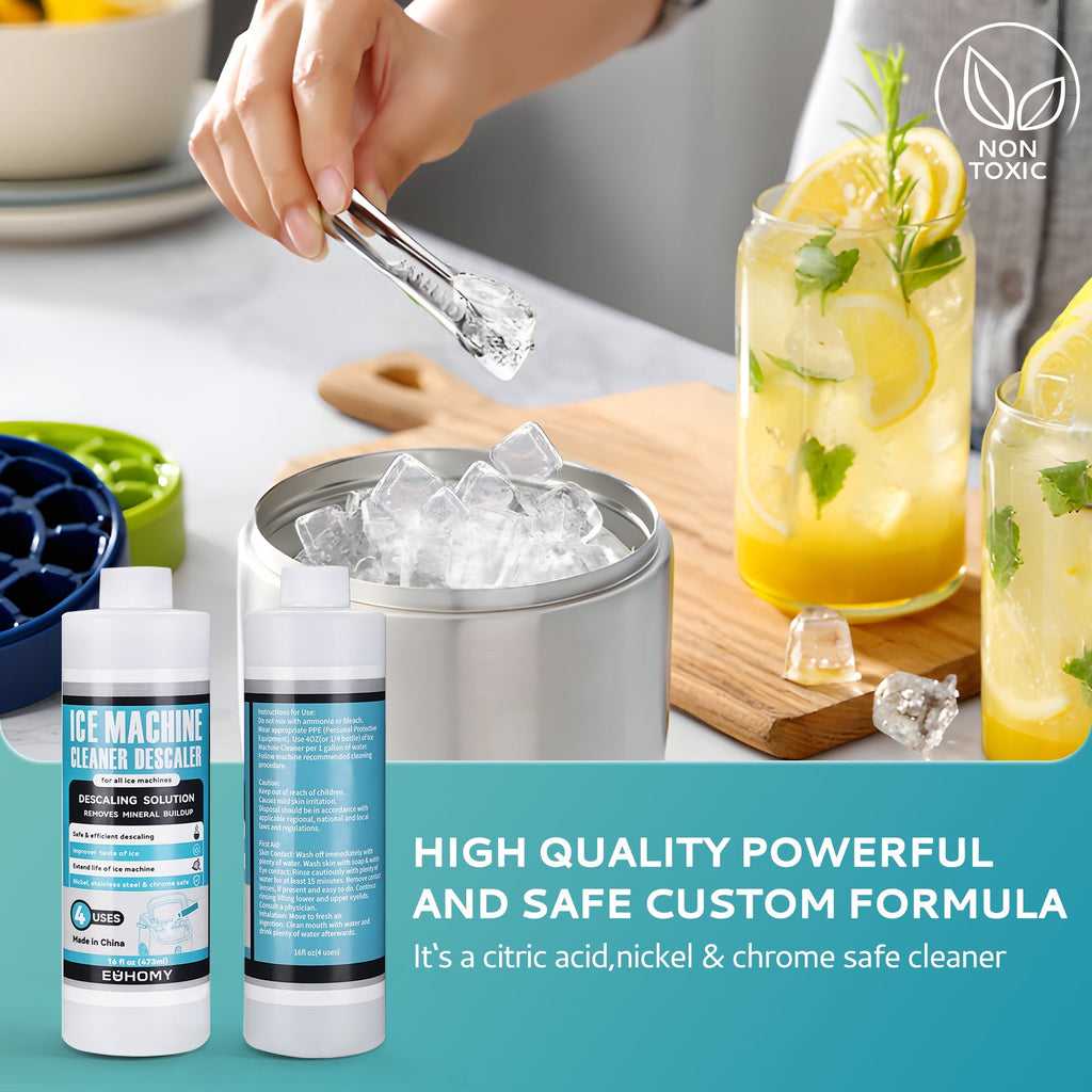 Ice Maker Cleaner 16/32 Fl Oz Safe and Odor Free Mecila