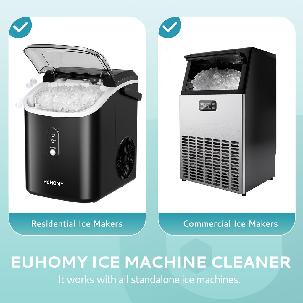 Ice Maker Cleaner 16/32 Fl Oz Safe and Odor Free Mecila
