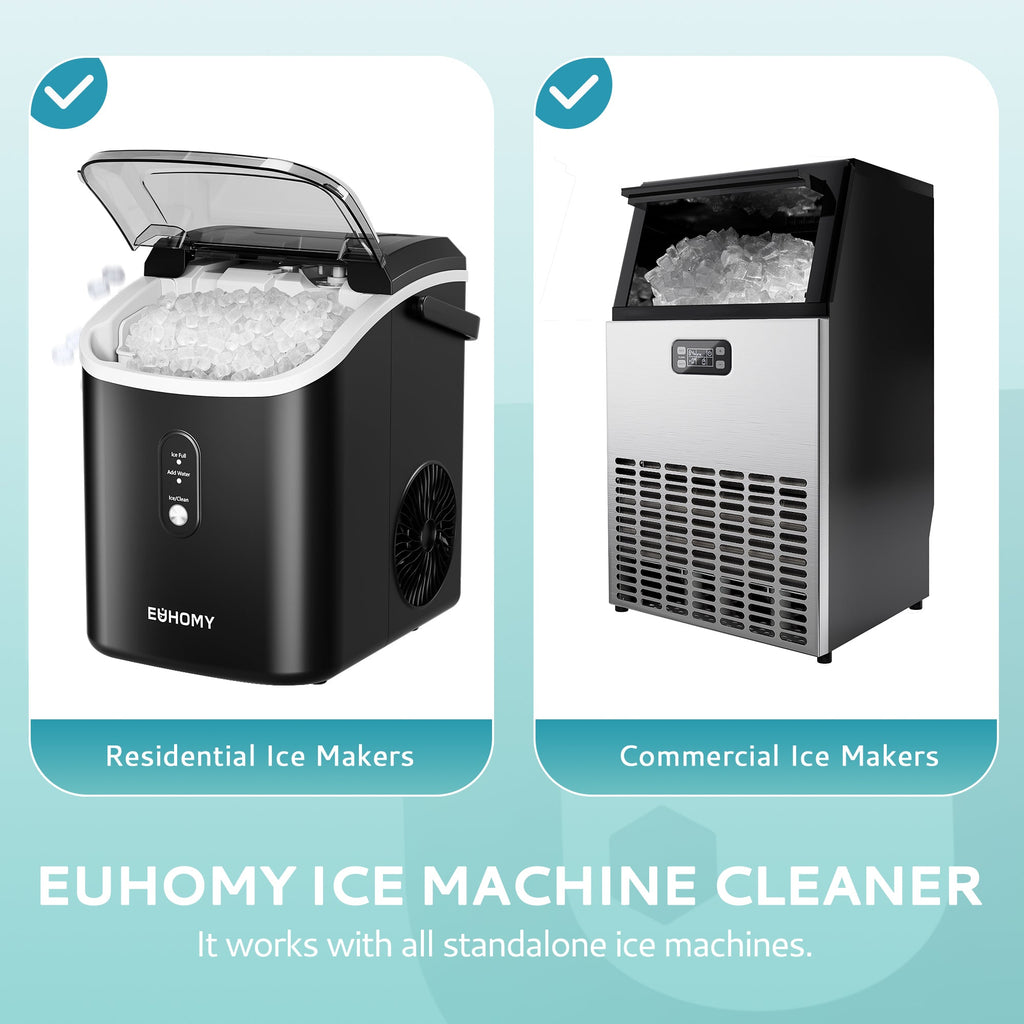 Ice Maker Cleaner 16/32 Fl Oz Safe and Odor Free Mecila