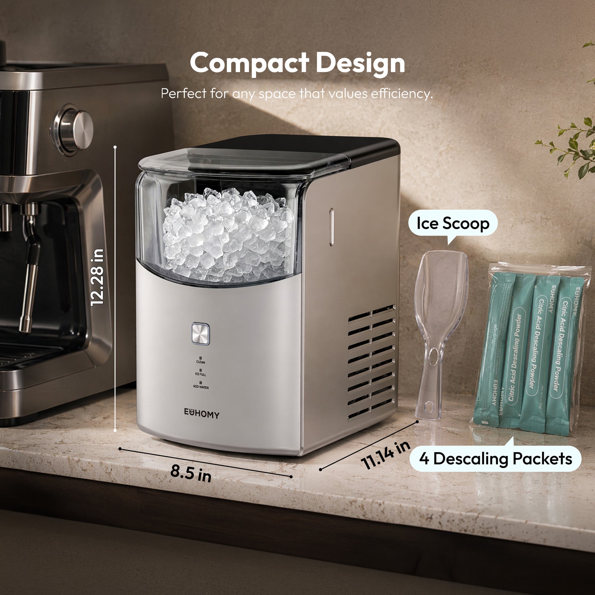 Nugget Ice Maker Mecila Pearl L1 Max