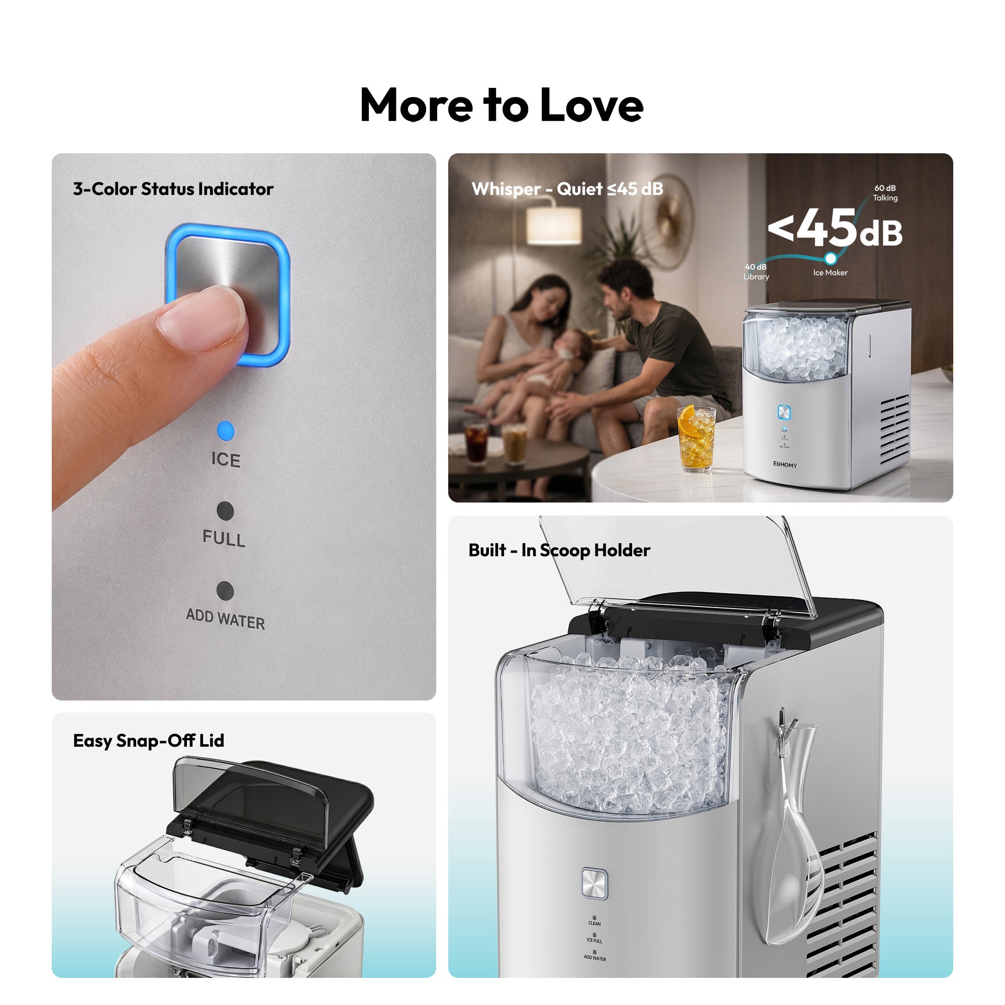 Nugget Ice Maker Mecila Pearl L1 Max