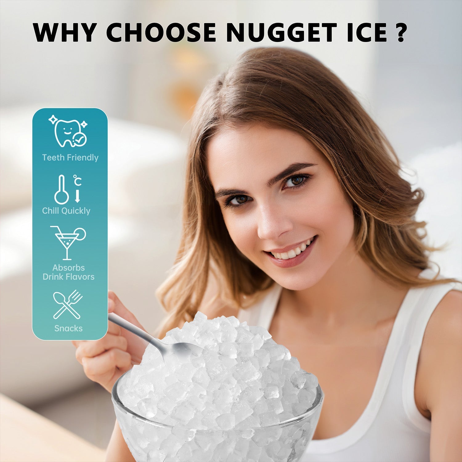Nugget Ice Maker Pearl H1