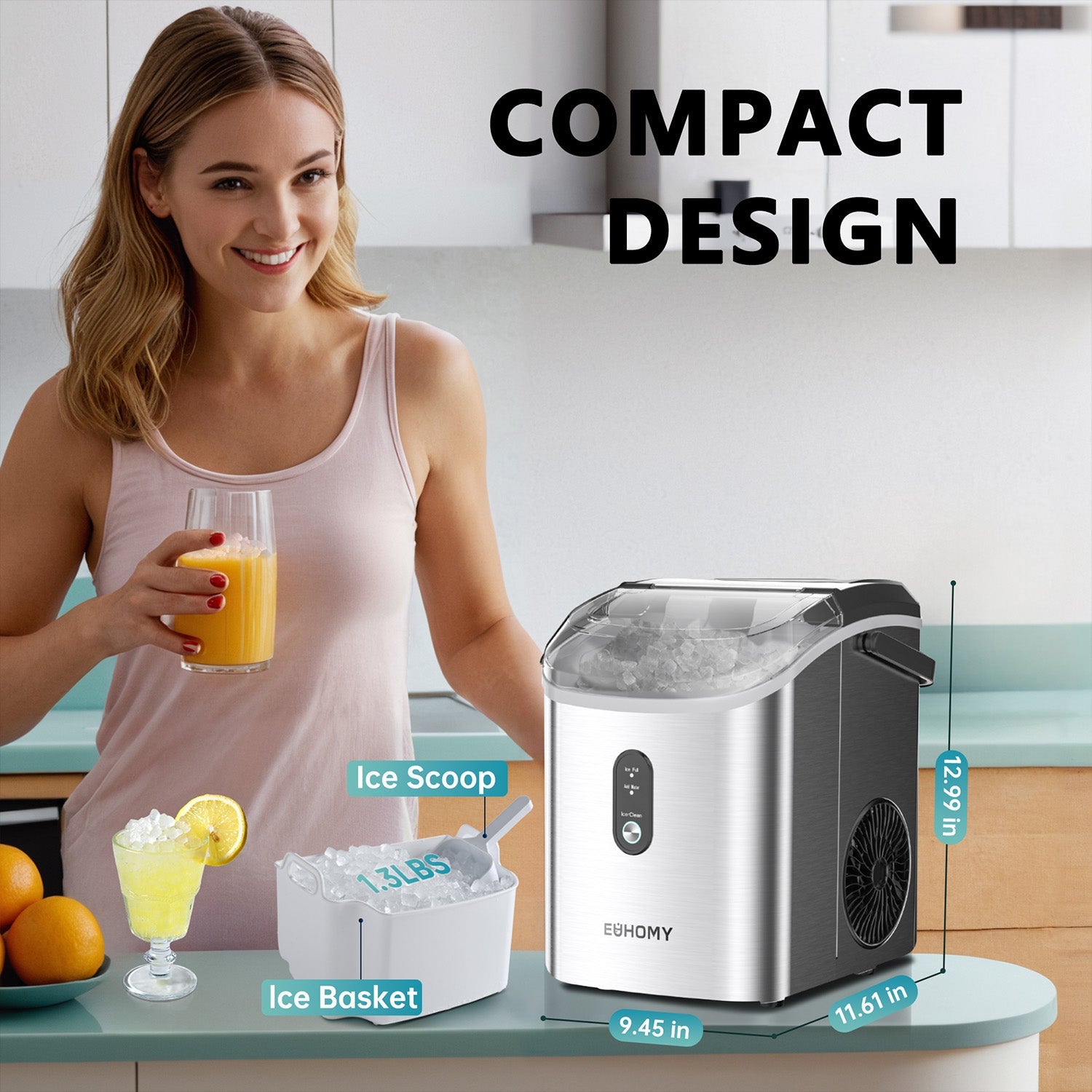 Nugget Ice Maker Pearl H1