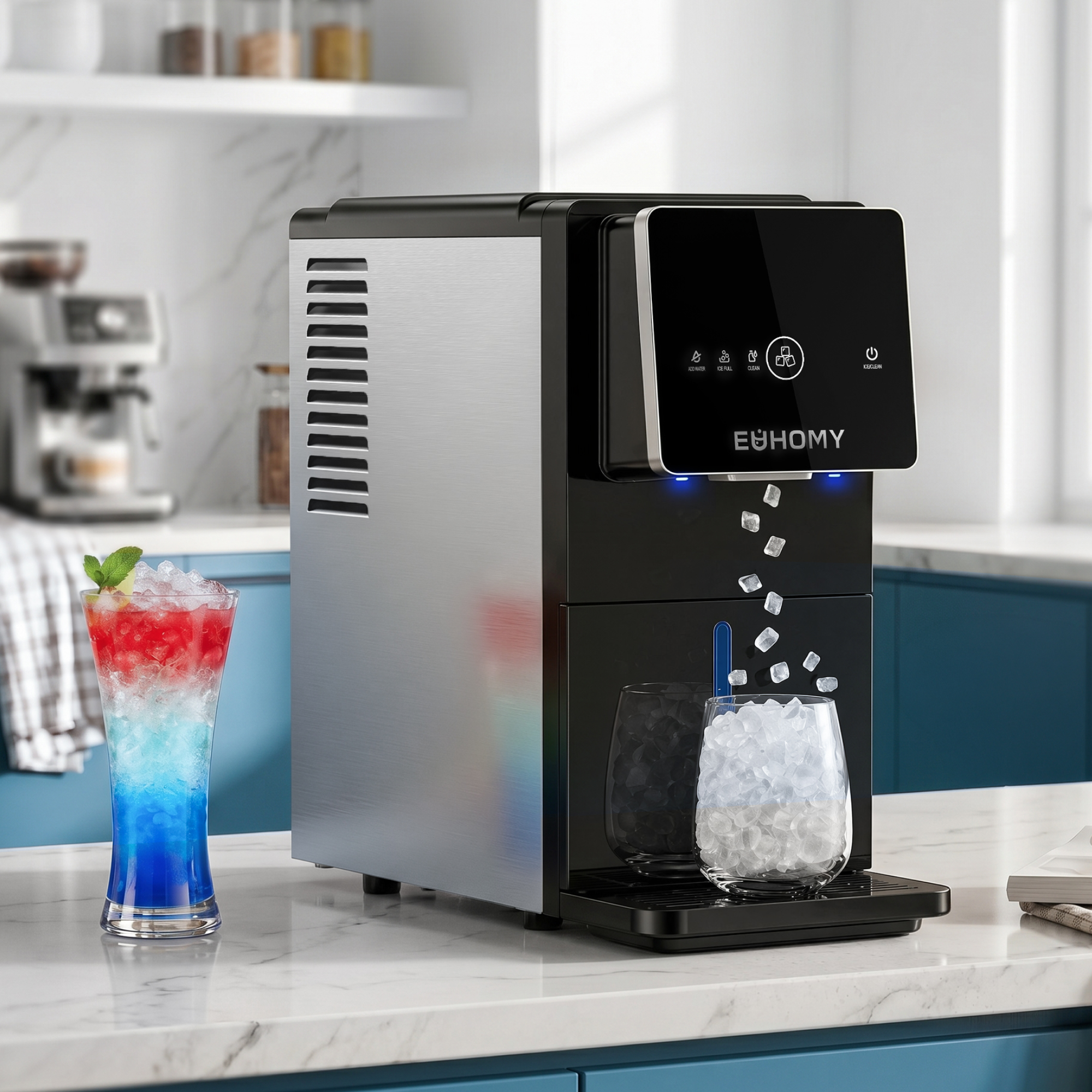 Nugget Ice Maker Dispenser Mecila Jet SE