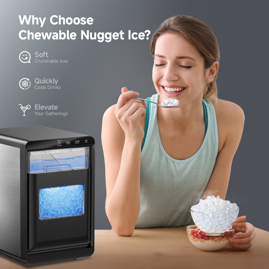 Nugget Ice Maker Pearl L1 Plus by Mecila
