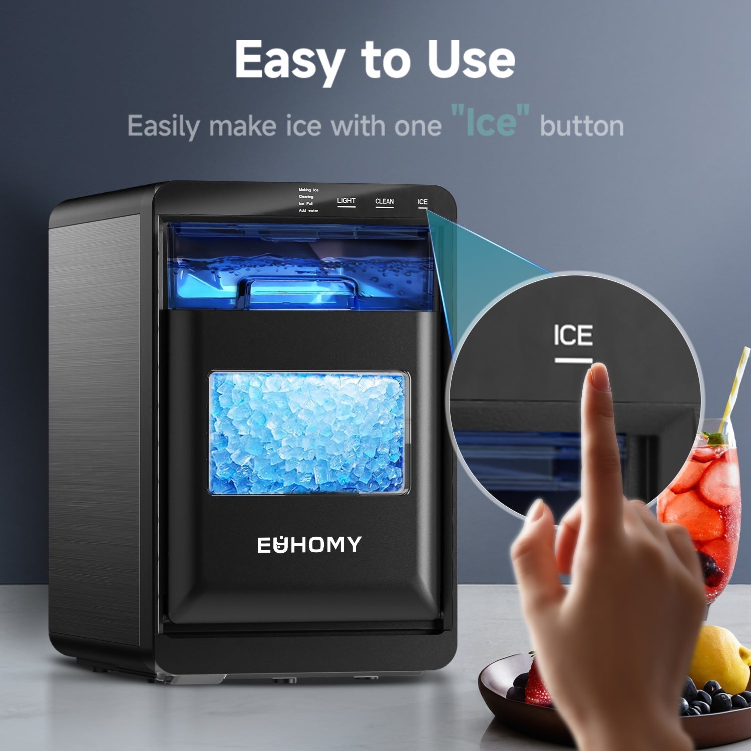 Nugget Ice Maker Pearl L1 Plus by Mecila