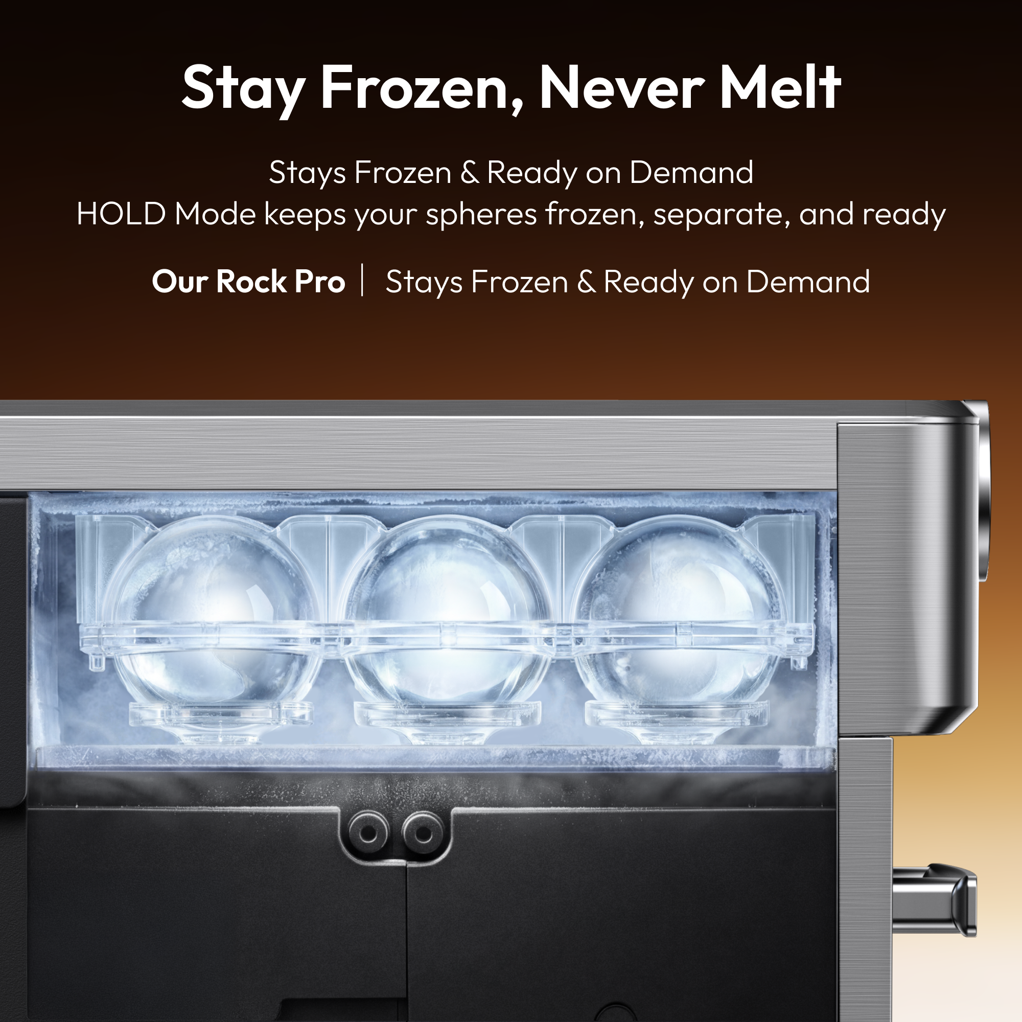 Rock Pro Sphere Ice Maker by Mecila